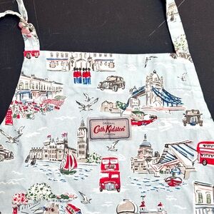 Cath Kidston Light Blue London Scene Apron-LIKE NEW!